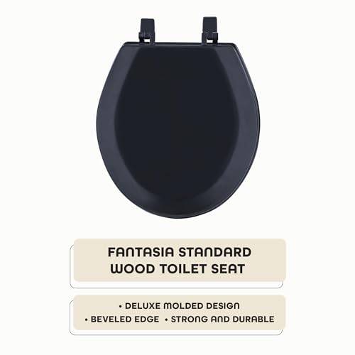 Wood Toilet Seat, Tea Rose, 17 Inch Y540354