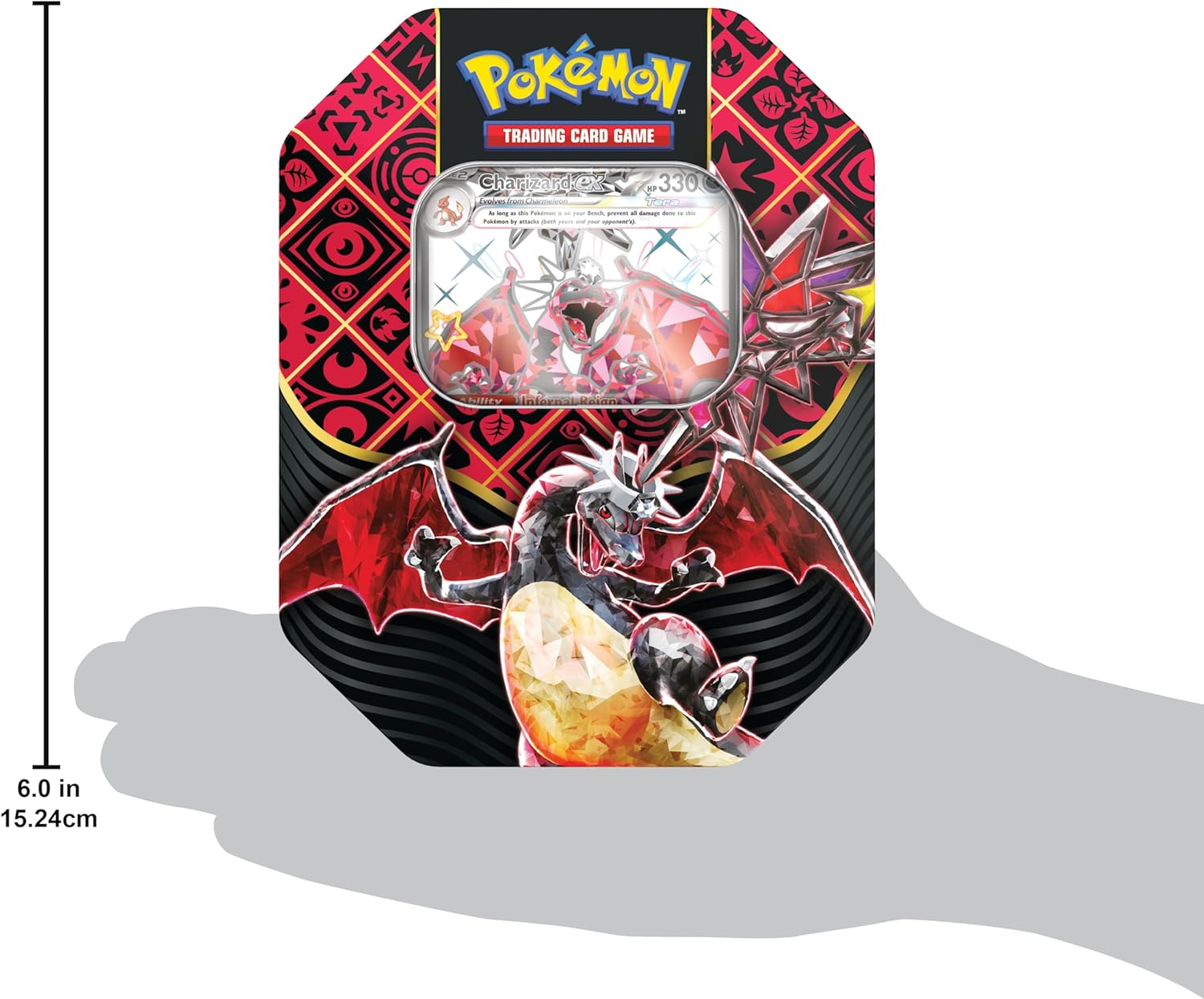 Shiny Charizard Paldean Fates Tin O68652
