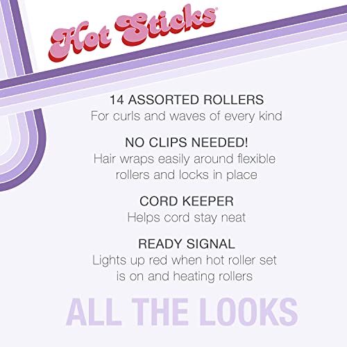 Silicone Hot Rollers for Long and Medium Hair I540379