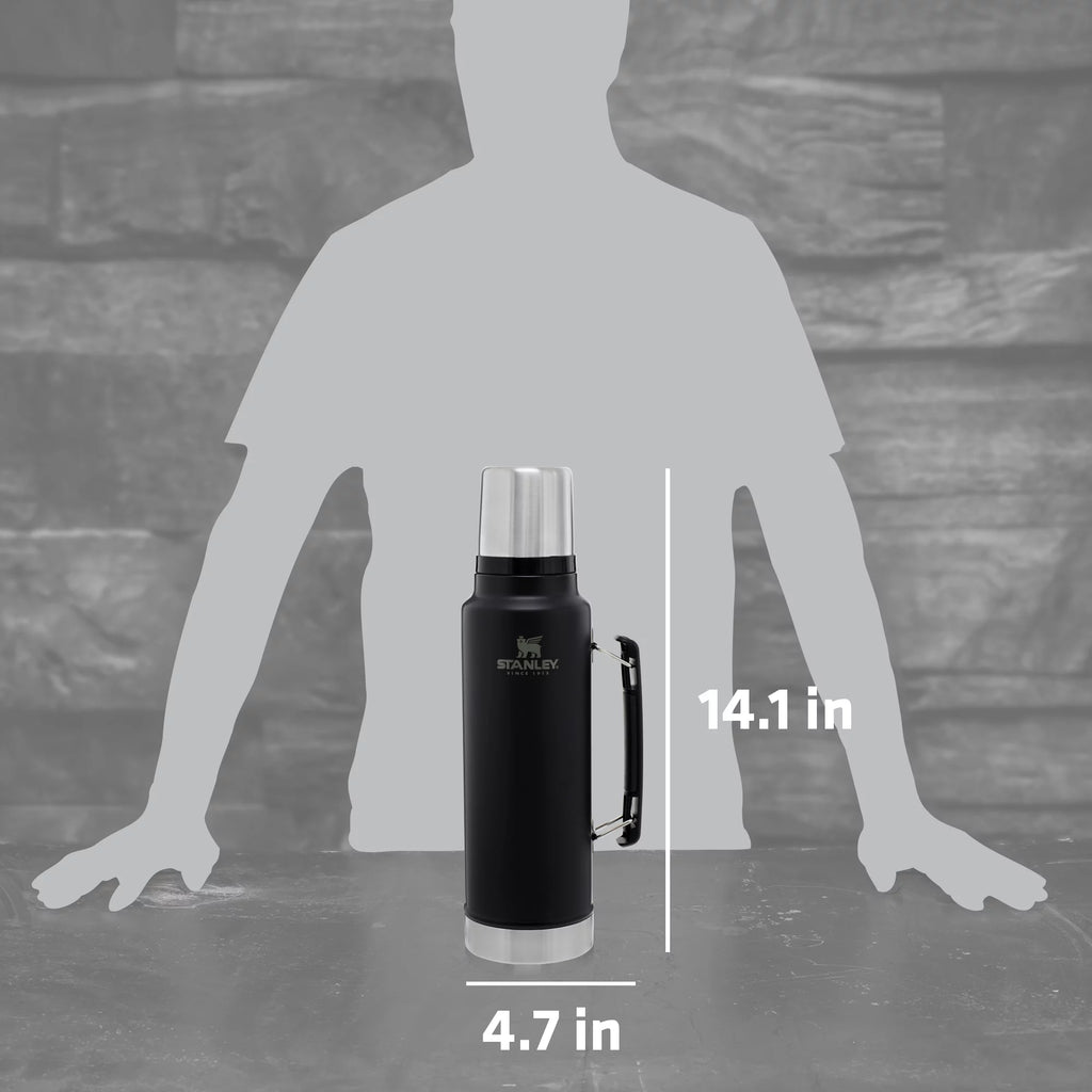 Stainless Steel Vacuum Insulated Thermos Bottle, 1.5 qt O968
