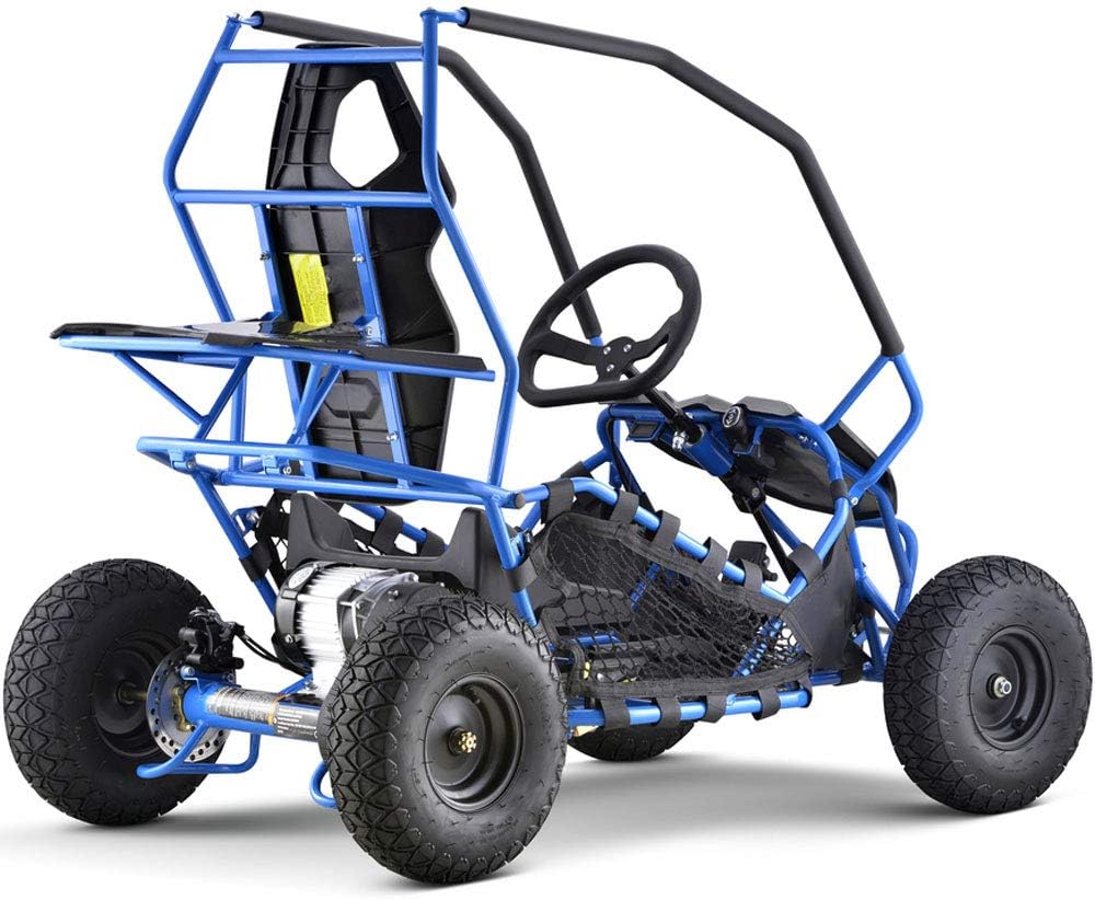 Kids Electric Go Kart 1000w Blue E52232