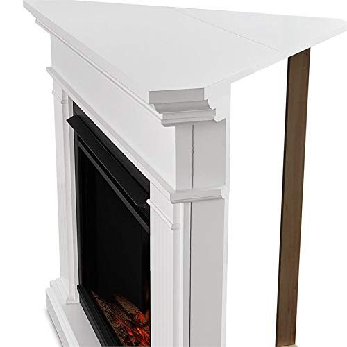Corner Electric Fireplace Mantel Heater with Remote Control, 1500W I377501