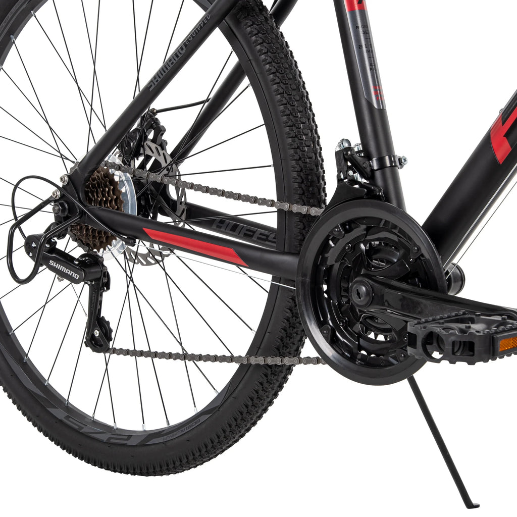Men's Mountain Bike 27.5 Inch, Black and Red D505781