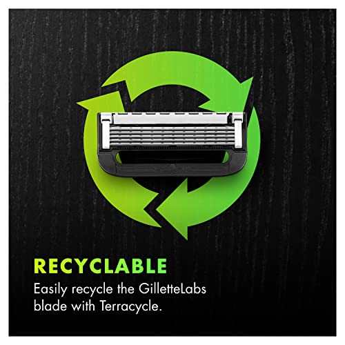 Men's Razor Blade Refills with Exfoliating Bar, 4 Cartridges Y29649