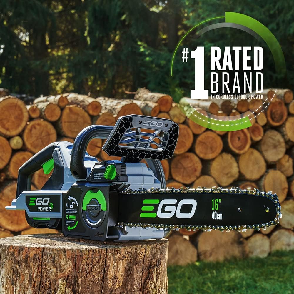 16-Inch 56V Cordless Chainsaw with Battery and Charger W328