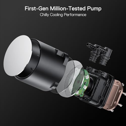 Liquid Cooling System CPU Water Cooler with 120mm PWM RGB Fans V171