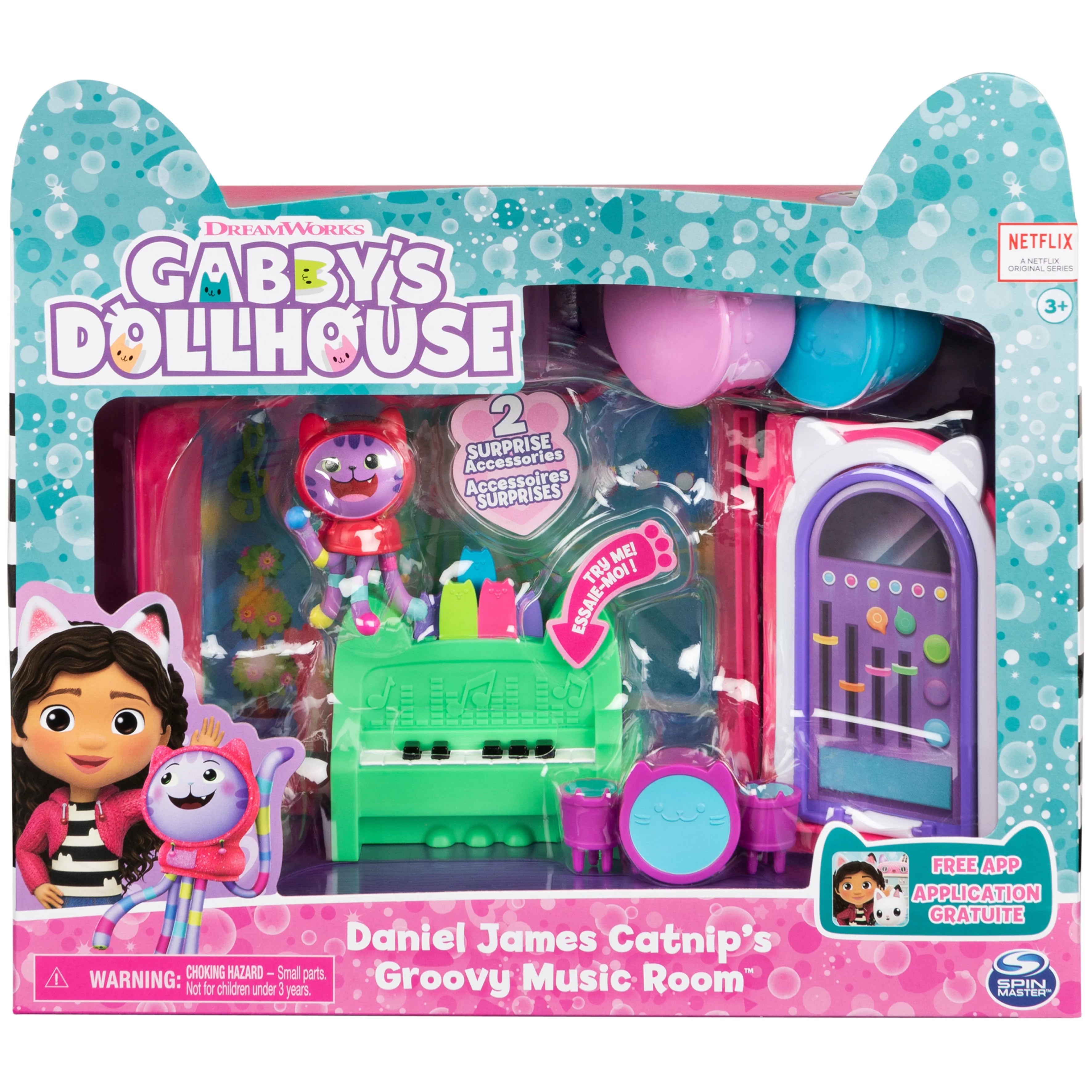 Groovy Music Room Playset with Catnip Figure X4786