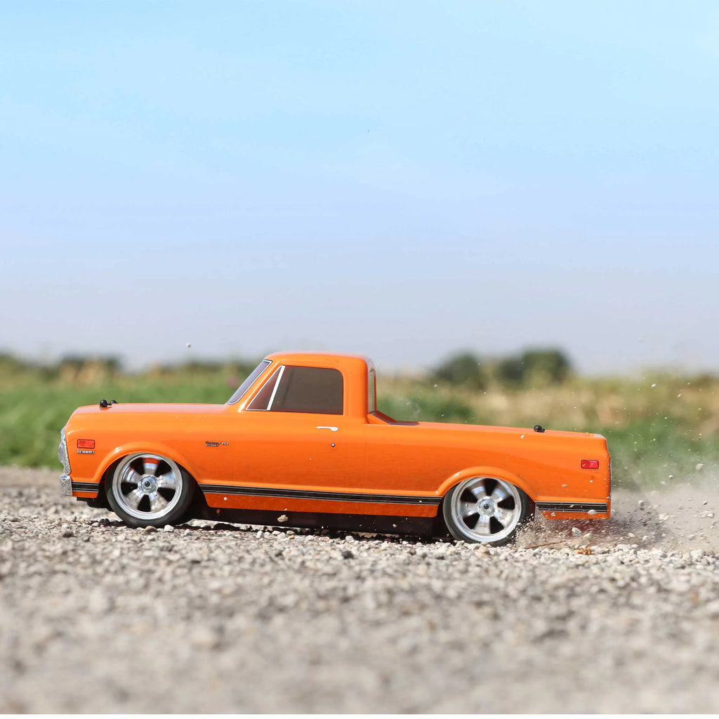 1/10 1972 Chevy C10 Pickup Truck RC AWD RTR Orange C80307