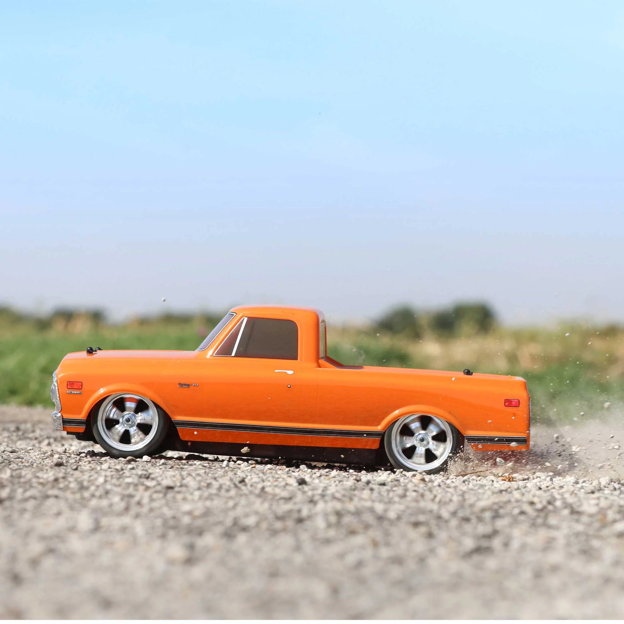 1/10 1972 Chevy C10 Pickup Truck RC AWD RTR Orange C80307