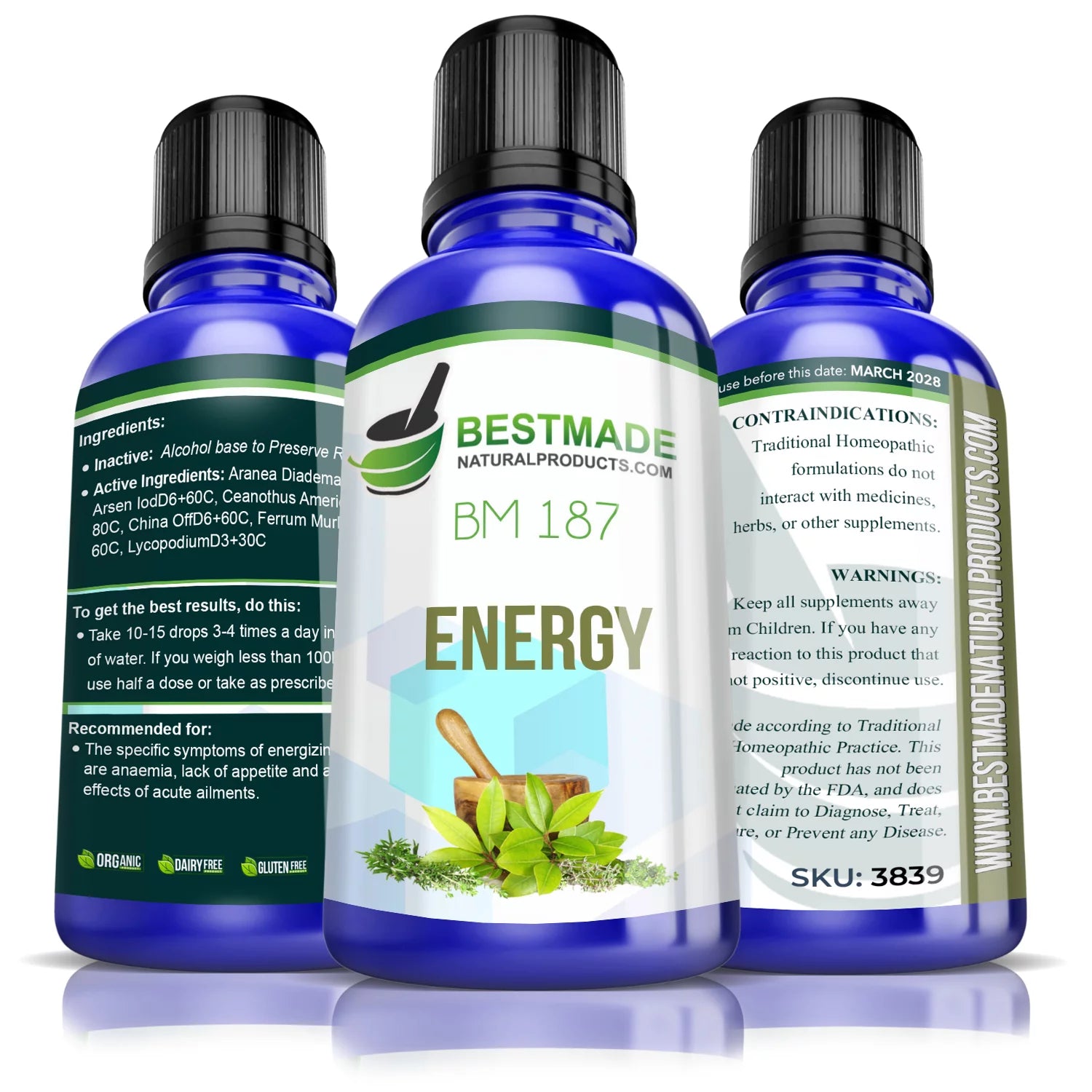 Natural Energy Remedy Supplement, 30mL X102