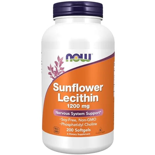 Sunflower Lecithin 1200 mg Softgels, Soy-Free F497