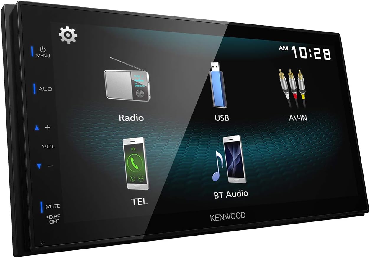 6.8 Inch Touchscreen Digital Media Car Stereo with Bluetooth, Double Din, USB, Rear Camera Input S443