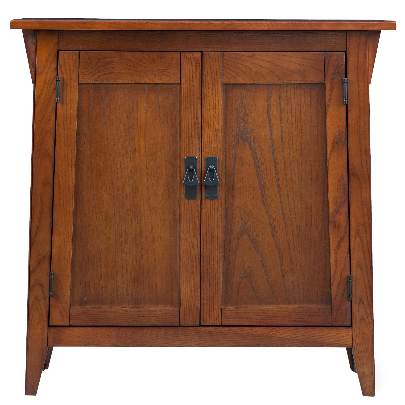 Mission Foyer Cabinet Hall Stand, Solid Wood, Rich Russet Finish Q836359
