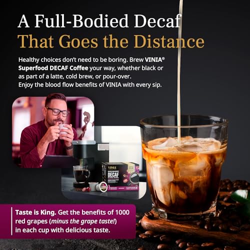 Blood Flow Energy Coffee Pods, Medium Roast with Resveratrol, Keurig Compatible, 30 Ct P6879