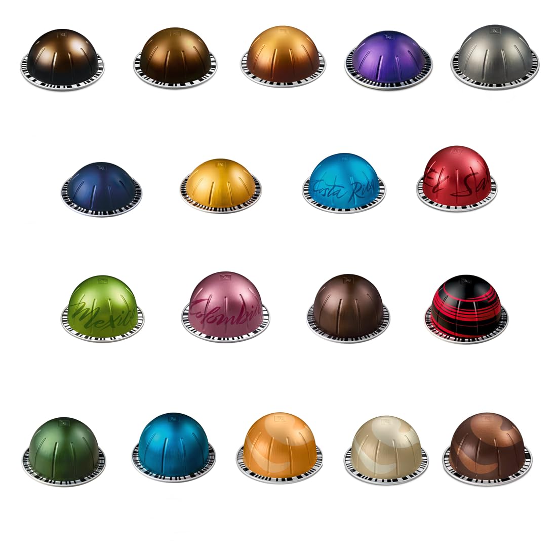 Vertuo Line Coffee & Espresso Capsules Variety Pack, 18 Pods C4650