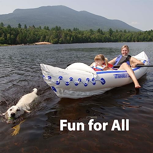 Inflatable Sport Kayak for Two People with Seats, Paddles, Bag and Electric Pump Z92993
