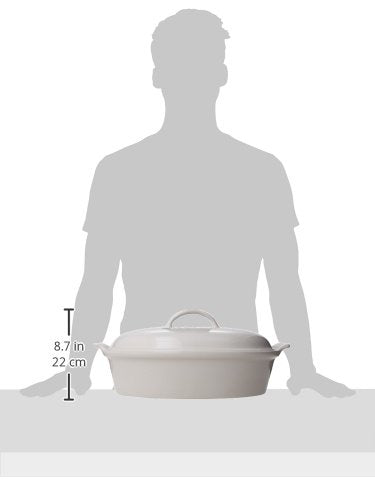 Oval Covered Casserole, 4 qt. B4645