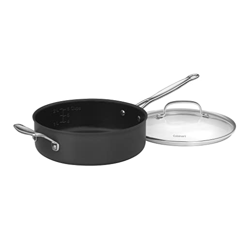 Nonstick Hard-Anodized 3.5-Quart Saute Pan with Lid A18523
