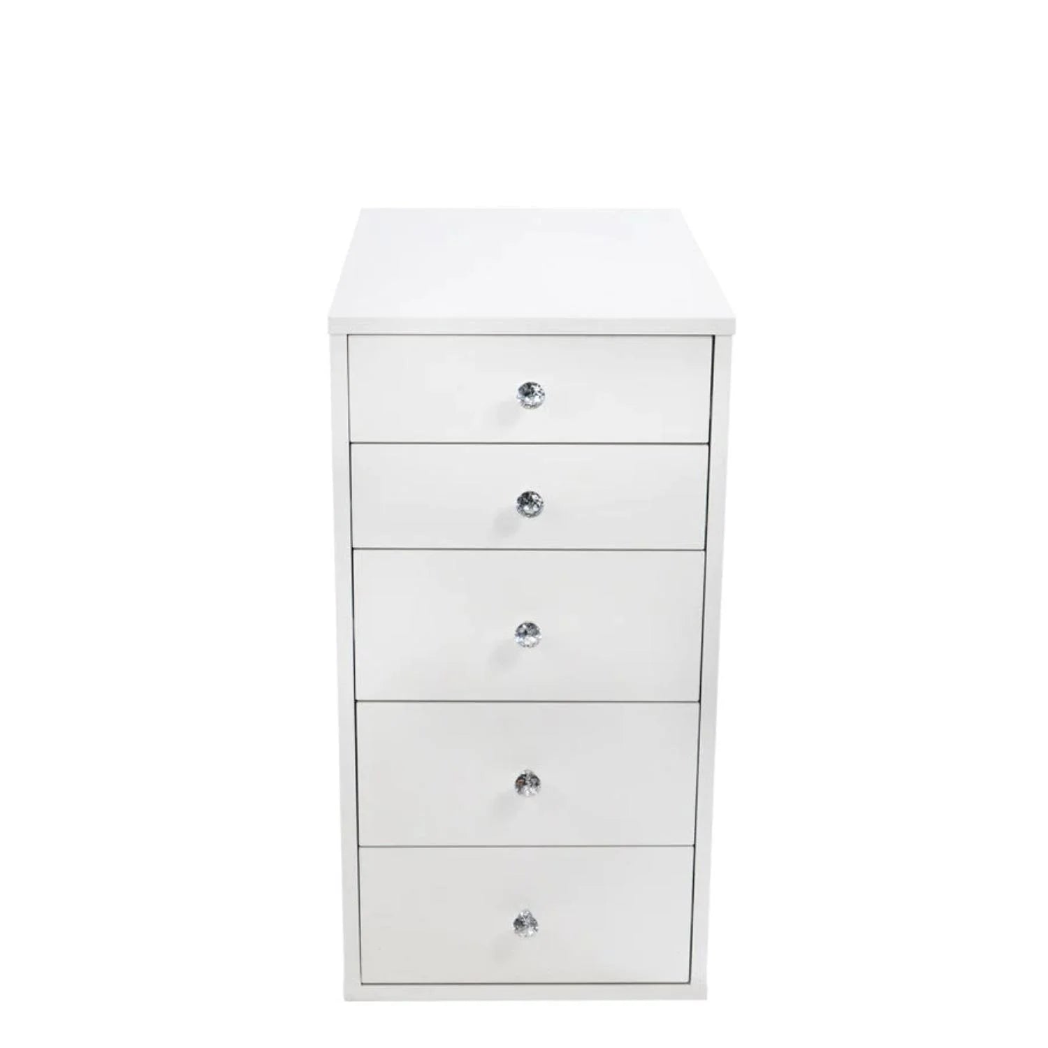 5-Drawer Makeup Vanity Storage Unit, Bright White R6517