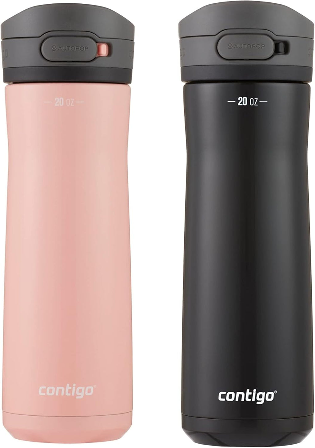20oz Vacuum-Insulated Stainless Steel Leak-Proof Travel Mug & Water Bottle X370