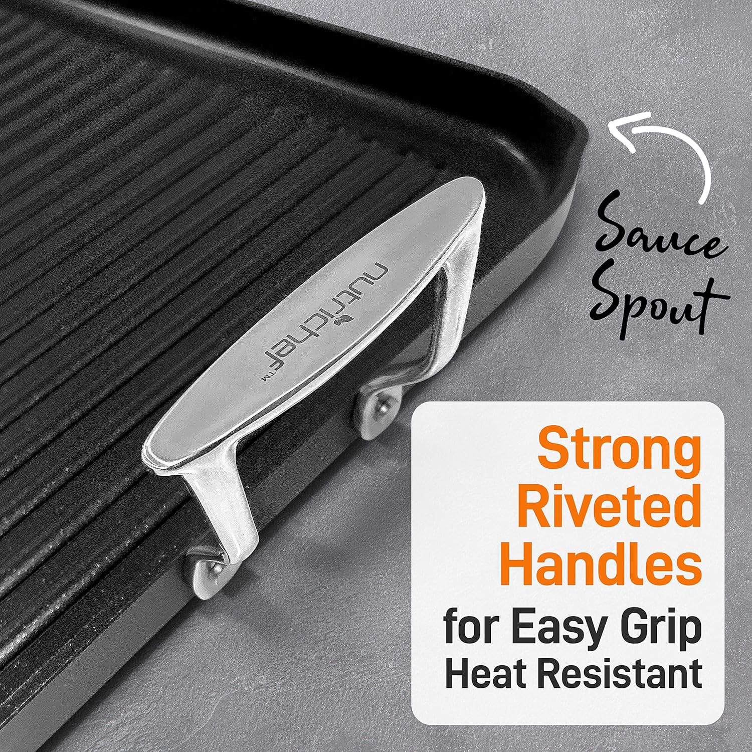 Stove Top Grill Pan Double Burner Nonstick A42073