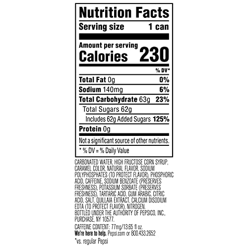 Cola, 13.65 Fl Oz Cans, Pack of 4 R2367