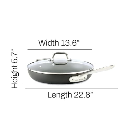 Nonstick Fry Pan 12 Inch, Oven Safe Cookware U80493