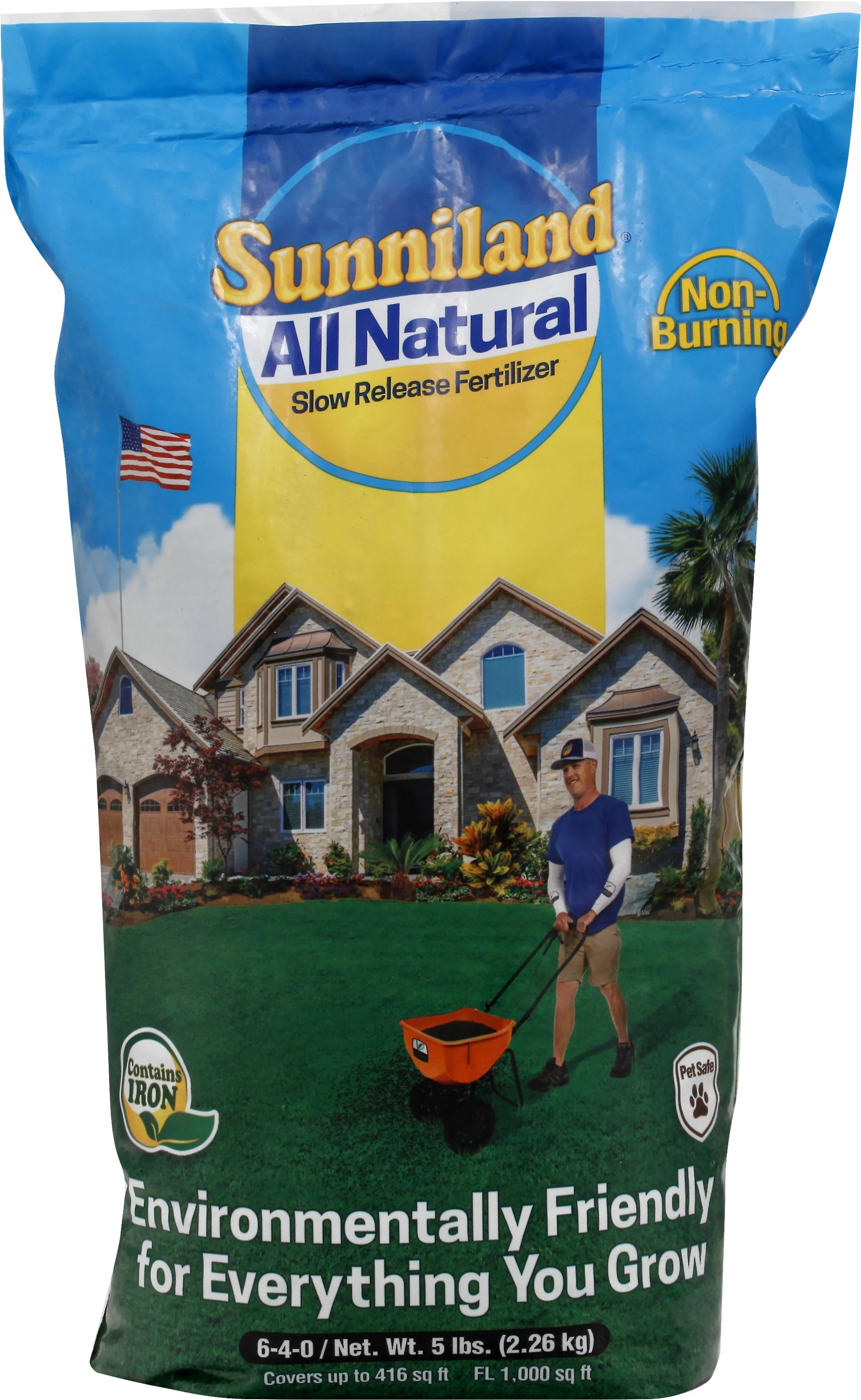 Slow-release Nitrogen Lawn Fertilizer for All Grasses G43075