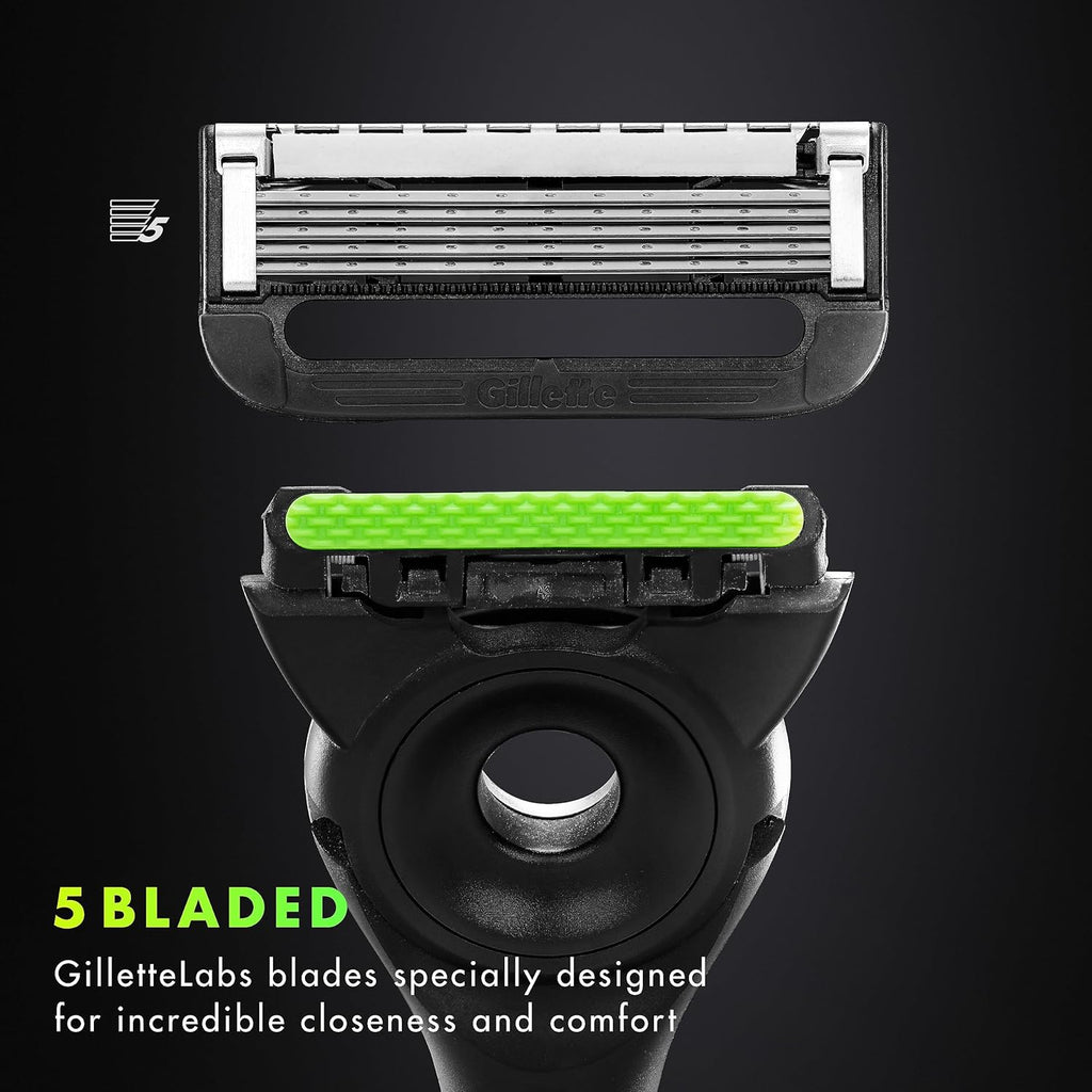 Men's Razor with Exfoliating Bar and Magnetic Stand O889791