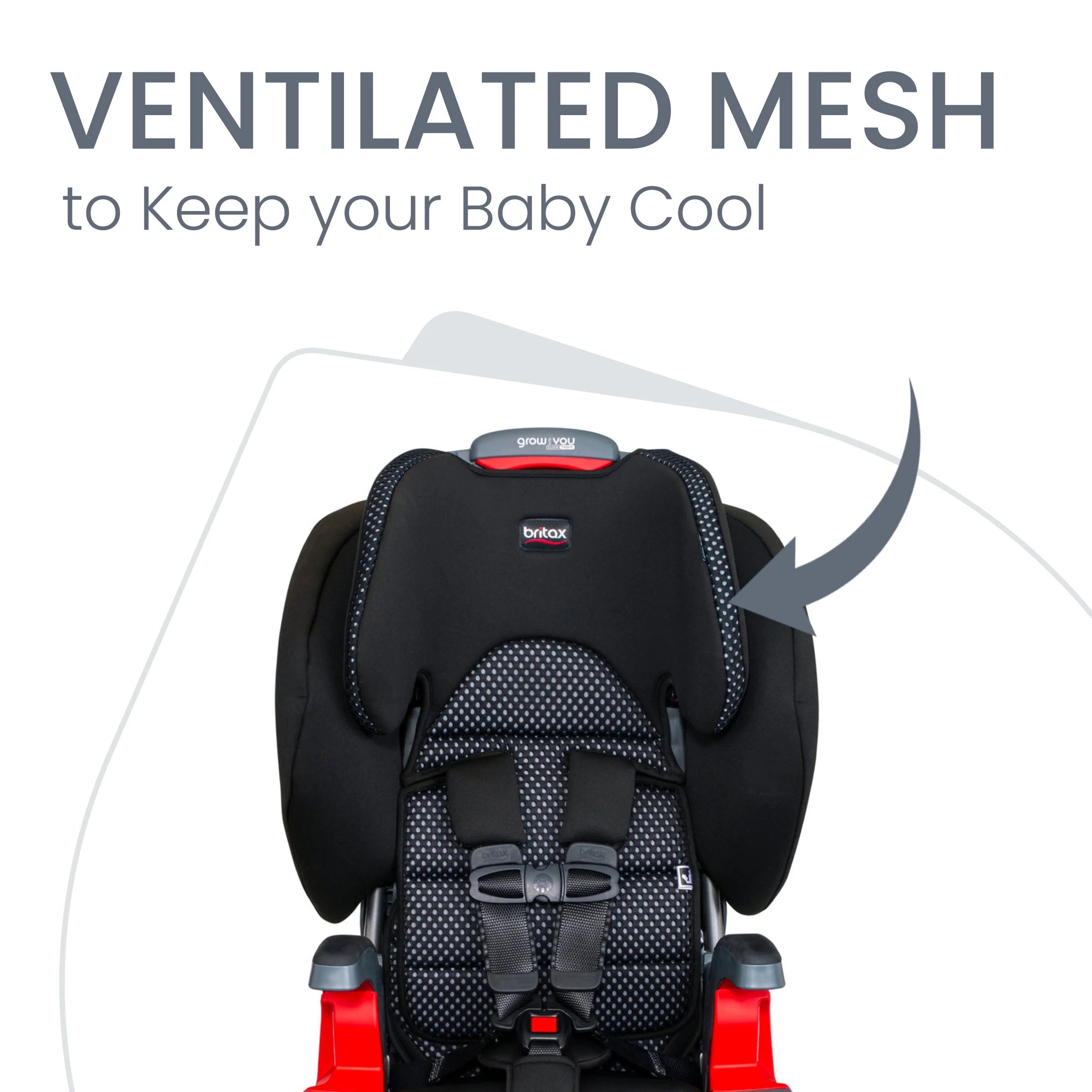 2-in-1 High Back Booster Car Seat, Cool Flow Grey C646412