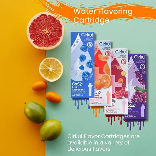 Water Bottle Flavor Cartridges Refills Kit, Pack of 4, Mixed Berry J524545