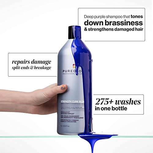Purple Shampoo and Conditioner Set for Brassy Hair, Sulfate-Free D818