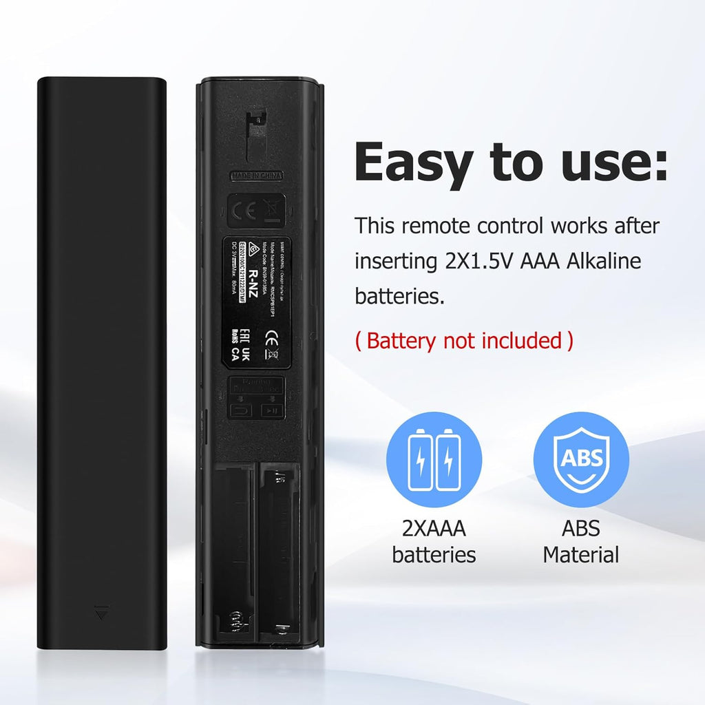 Voice Remote Replacement for Samsung Crystal UHD QLED 4K 8K Smart TV K151