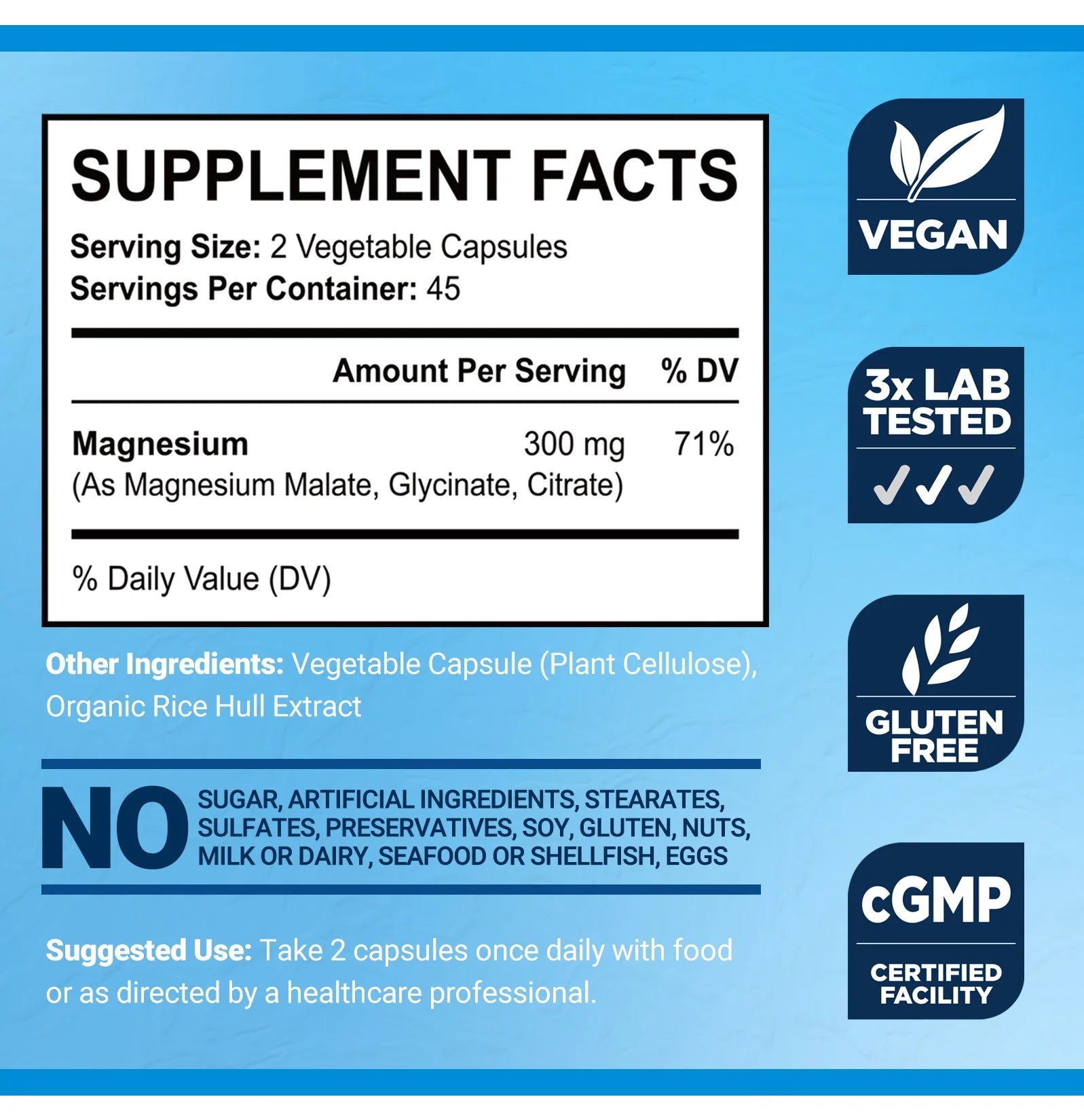 Triple Magnesium Glycinate, Malate, Citrate and Antarctic Krill Oil R688