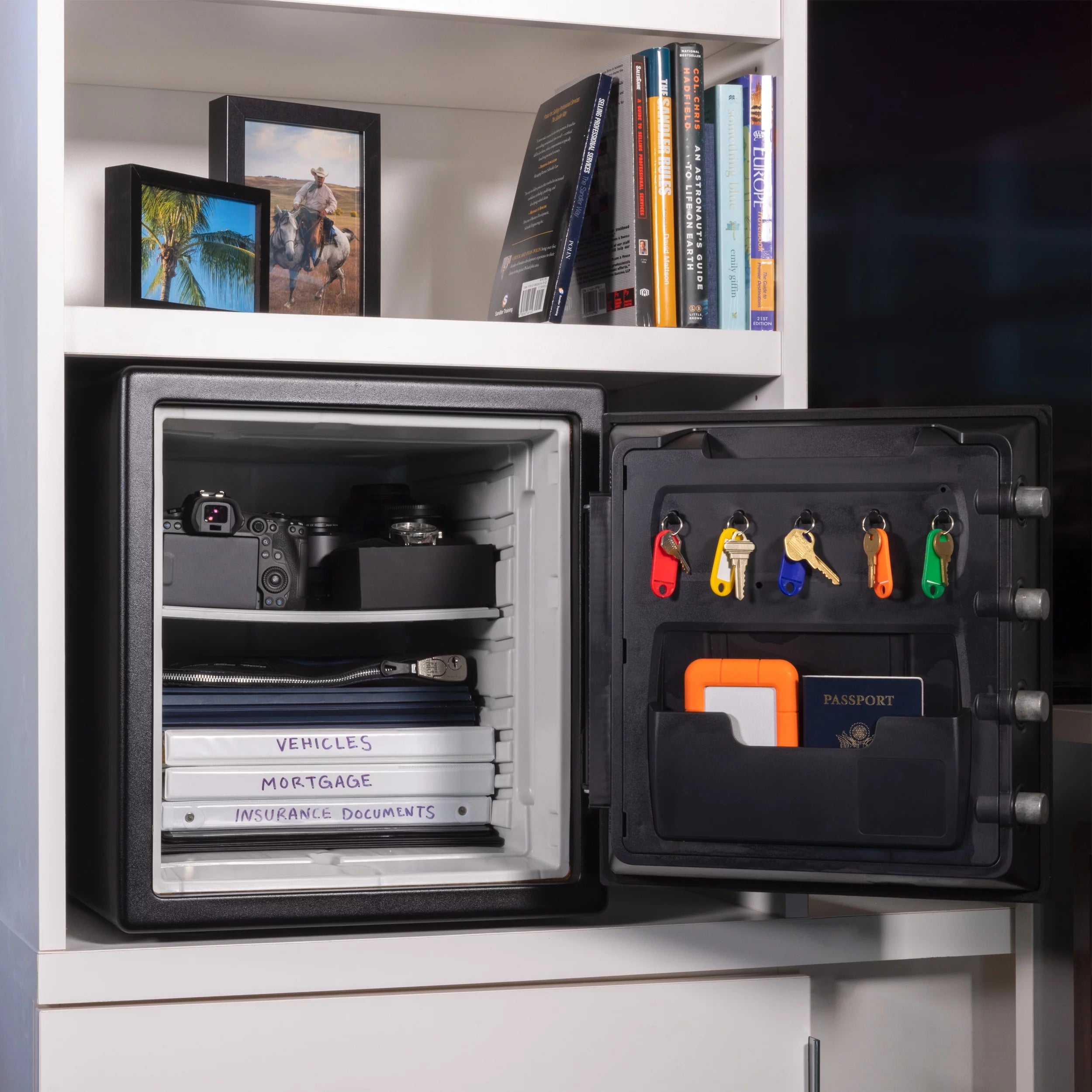 Water and Fire Resistant Safe with Digital Keypad Lock C285