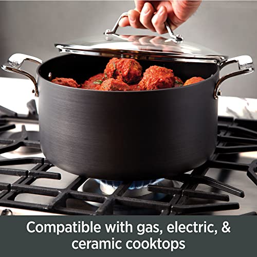 Hard Anodized Nonstick Fry Pan Set 2 Piece, 8 and 10.5 Inch, Oven Safe M90885