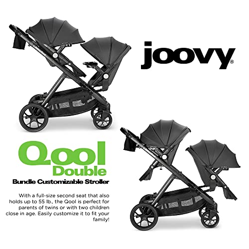 Double Stroller with Reconfigurable Seats and UPF 50 Canopy T540601