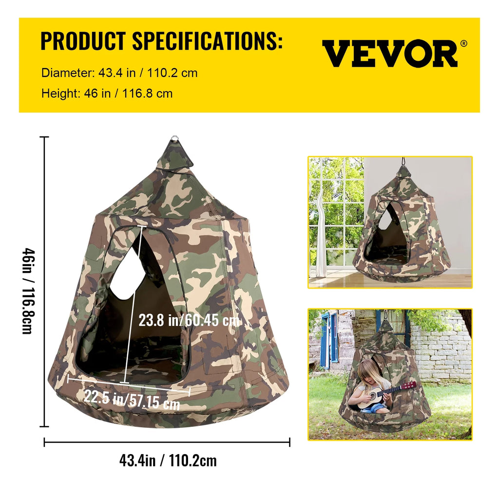 Hanging Tree Tent with LED Lights, Max 440 lbs T7262