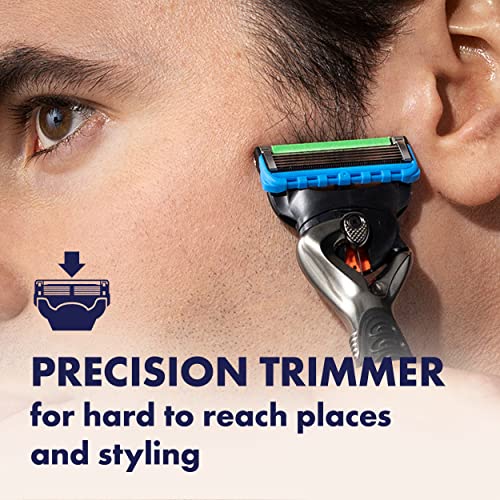 Men's Power Razor with Handle and Blade Refill M2233
