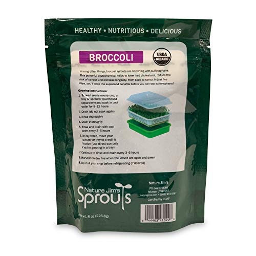 Broccoli Sprout Seeds for Indoor or Outdoor Use, 8oz T1613