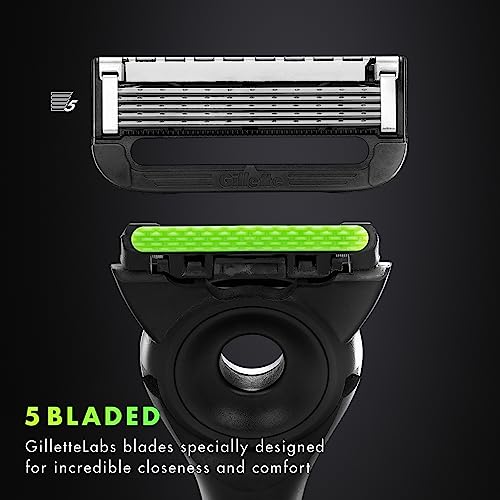 Men's Razor Blade Refills with Exfoliating Bar, 4 Cartridges Y29649