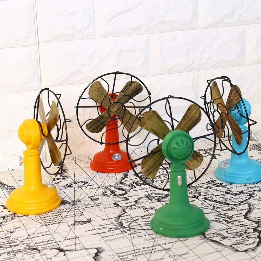 Vintage Oscillating Standing Fan Retro Table Top Fan A2864