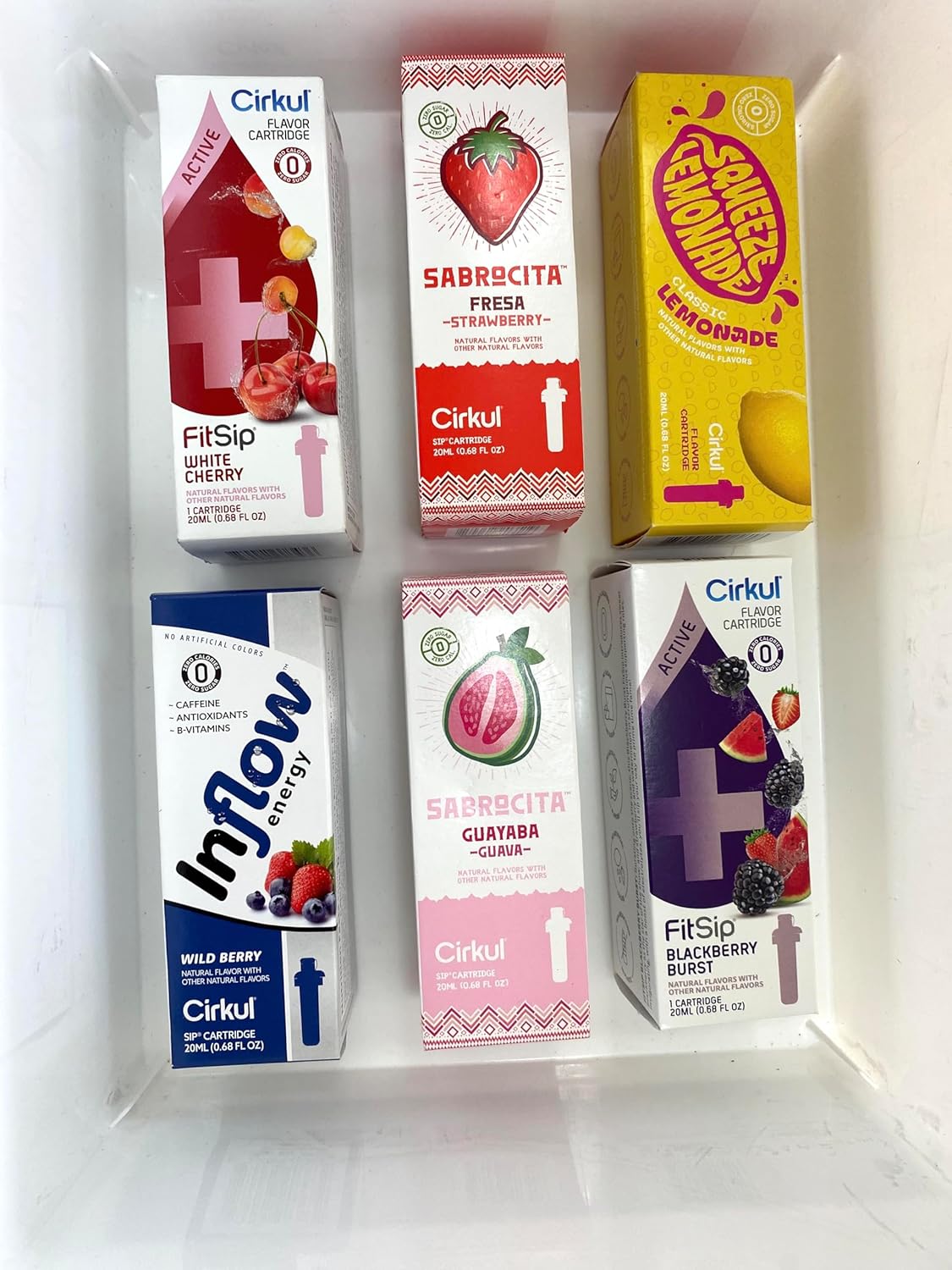 Variety Pack Flavored Drink Cartridges (6 Count) U19831