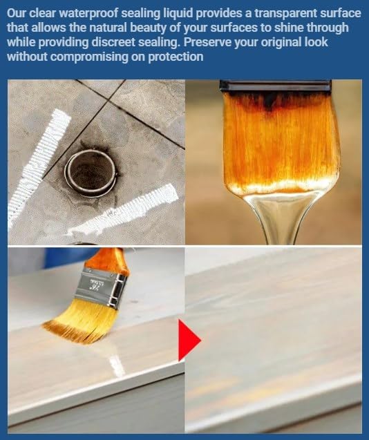 Invisible Waterproof Coating, Clear Seal Liquid, Anti-Leakage Glue (150ML, 2PCS) X441