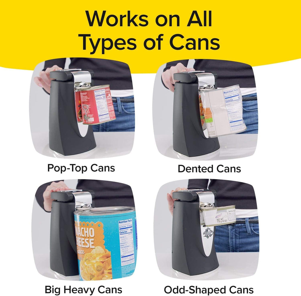 Safety Can Electric Opener, 9 Inch, Black Y224473