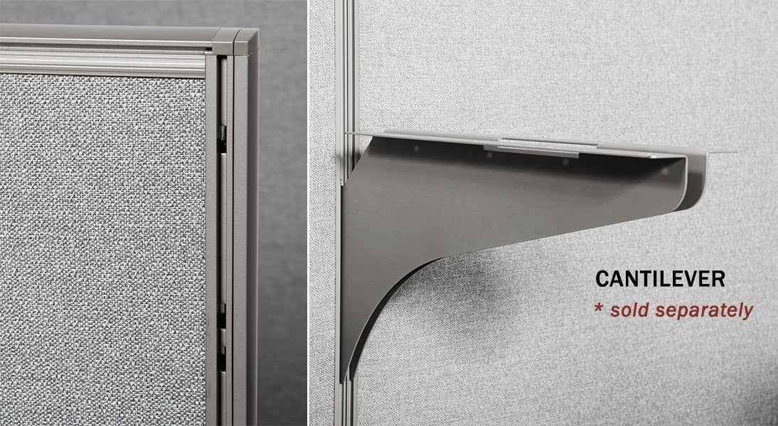 Office Cubicle 4 Stations Partition Wall Room Divider Y5600