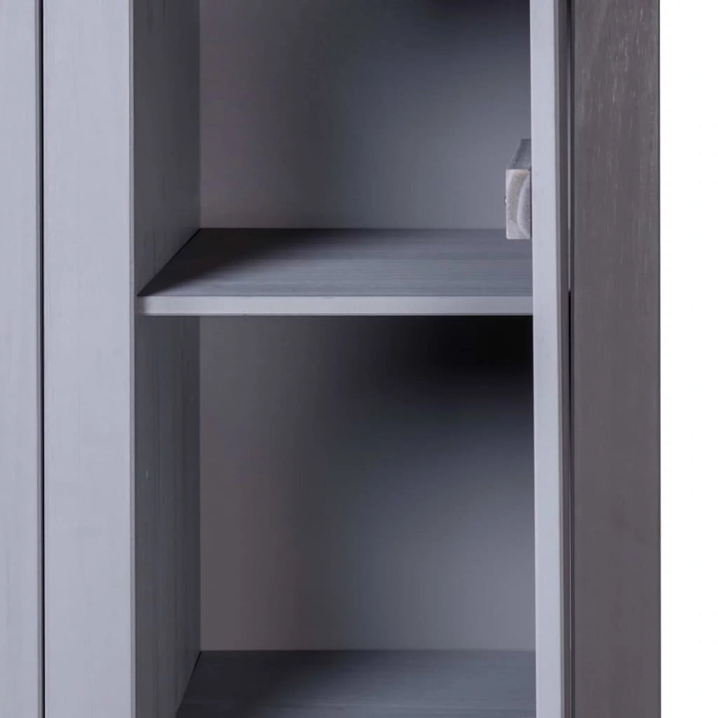 3-Door Wardrobe Gray T281551
