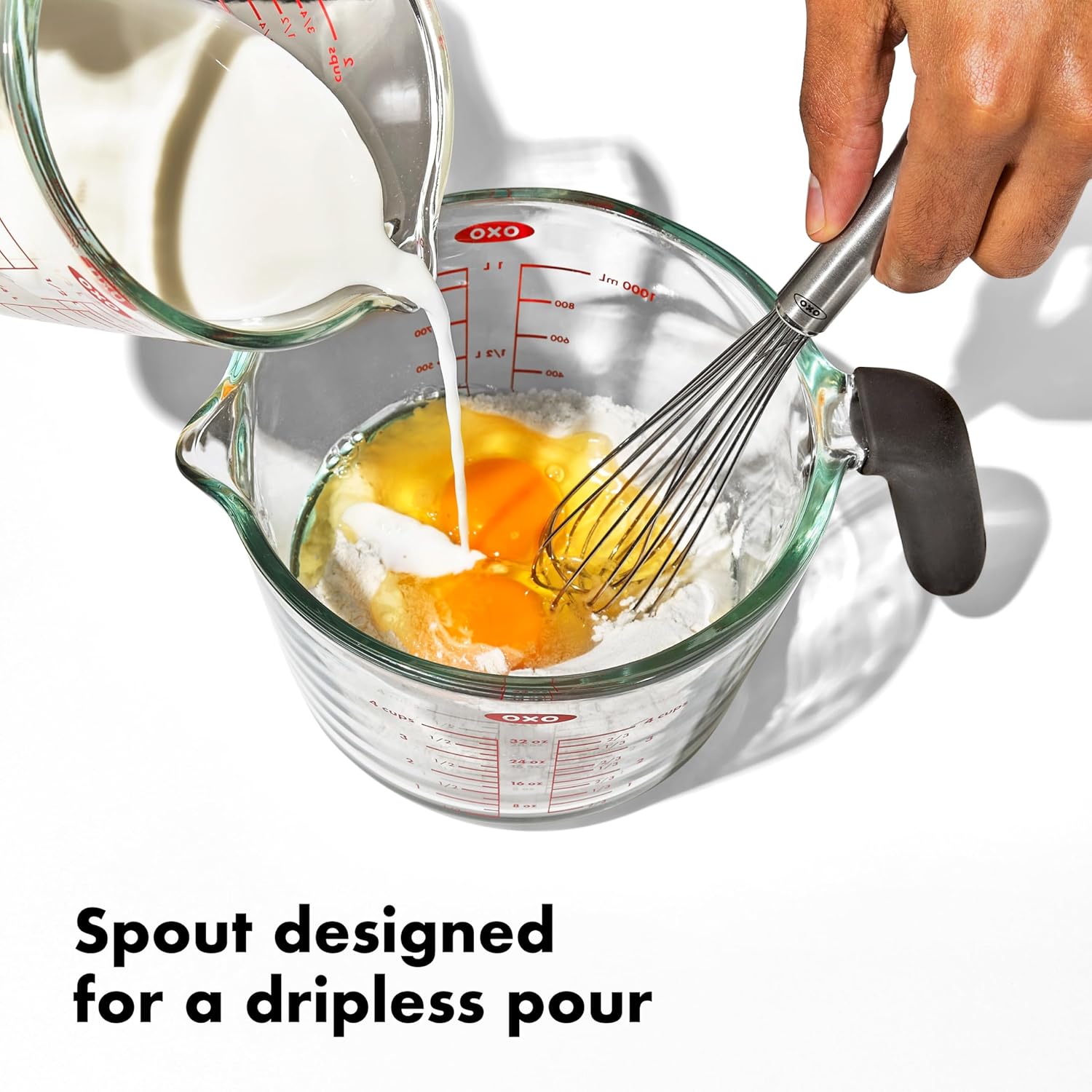 Glass Measuring Cup with Lid, 2 Cup Q2829