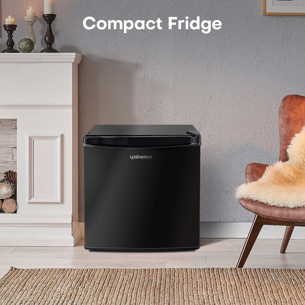 Mini Fridge with Freezer, Single Door Compact Refrigerator J711252