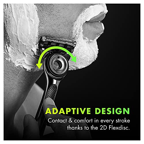 Men's Razor Refills with Exfoliating Bar and Shave Gel O767